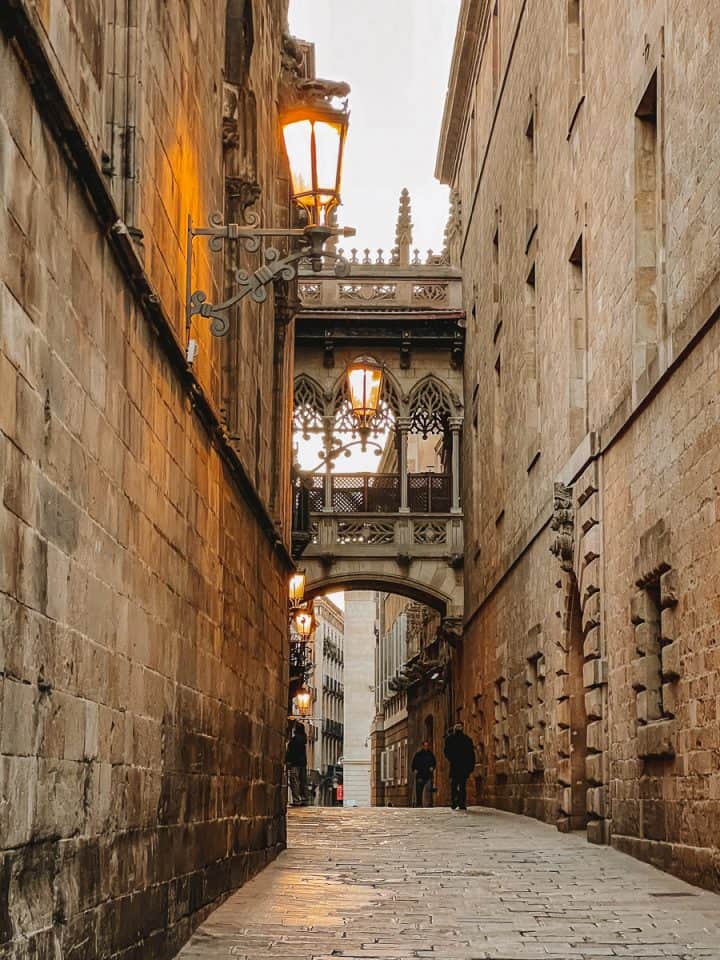 Things to see in the Gothic Quarter - Bishop Street Bridge