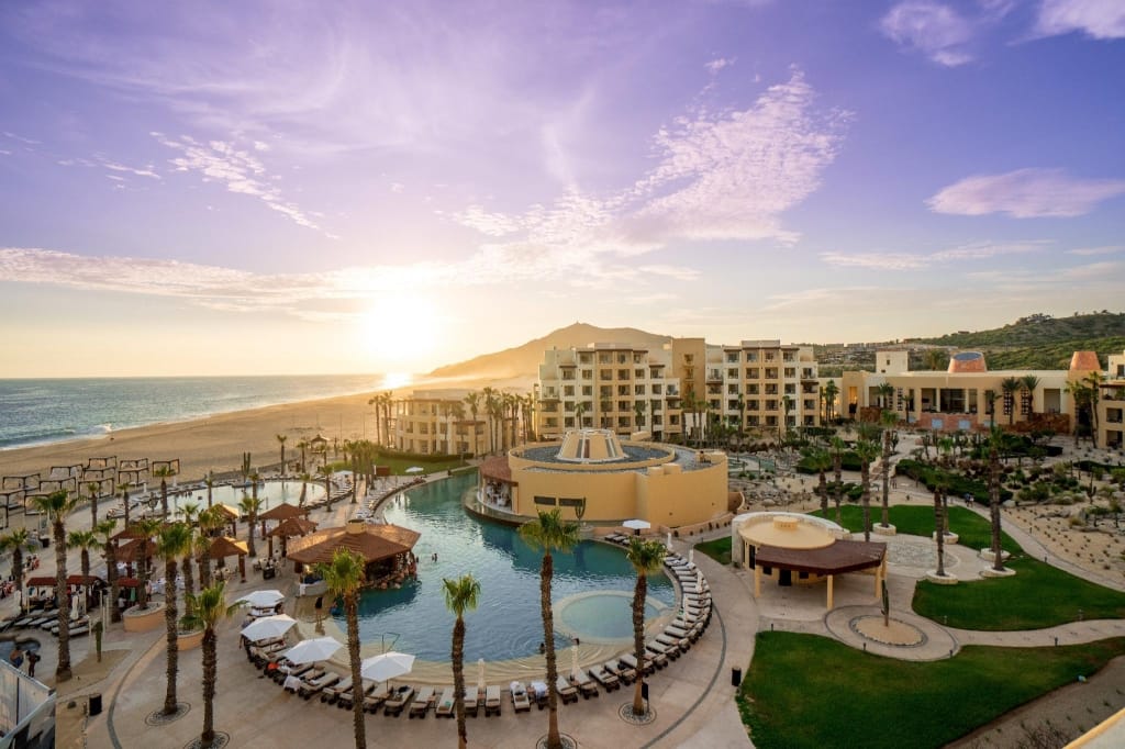 Pueblo Bonito Golf & Spa Resorts Swimming Pool & Beach With Sunset