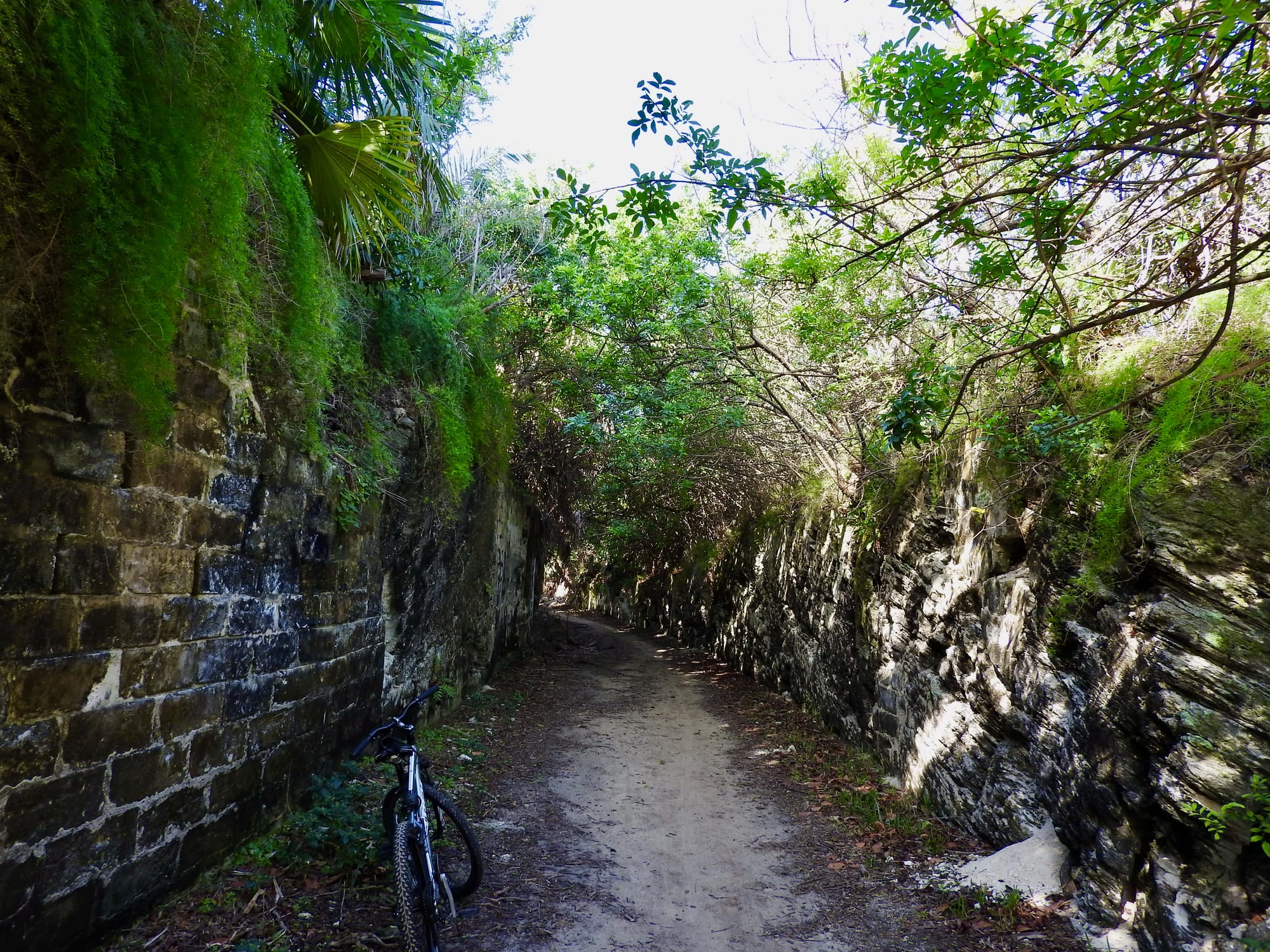 Hiking Bermuda Railway Trail