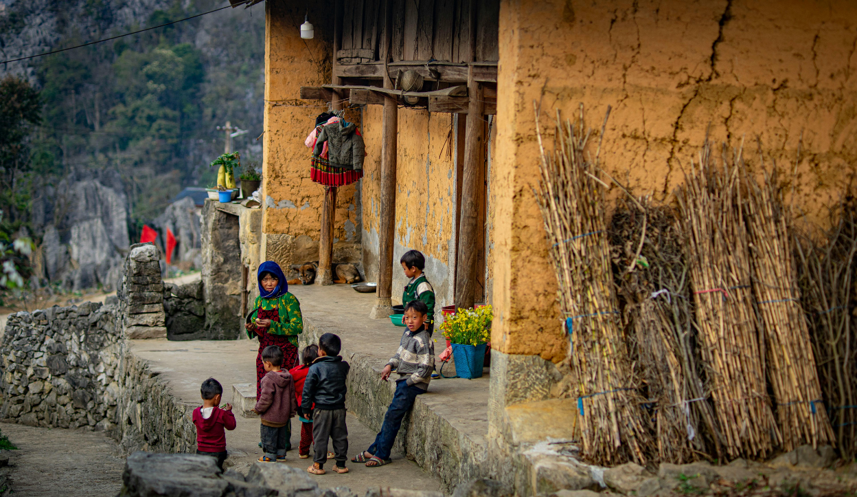 Village people in Ha Giang Province