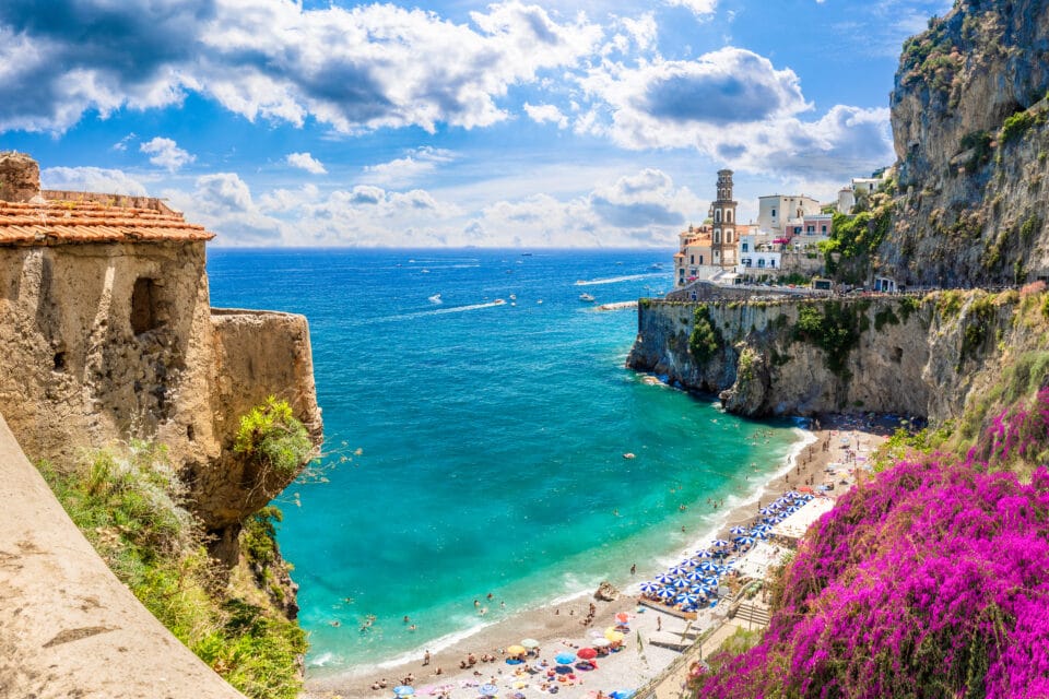 Spiaggia di Castiglione in Amalfi Coast Italy
