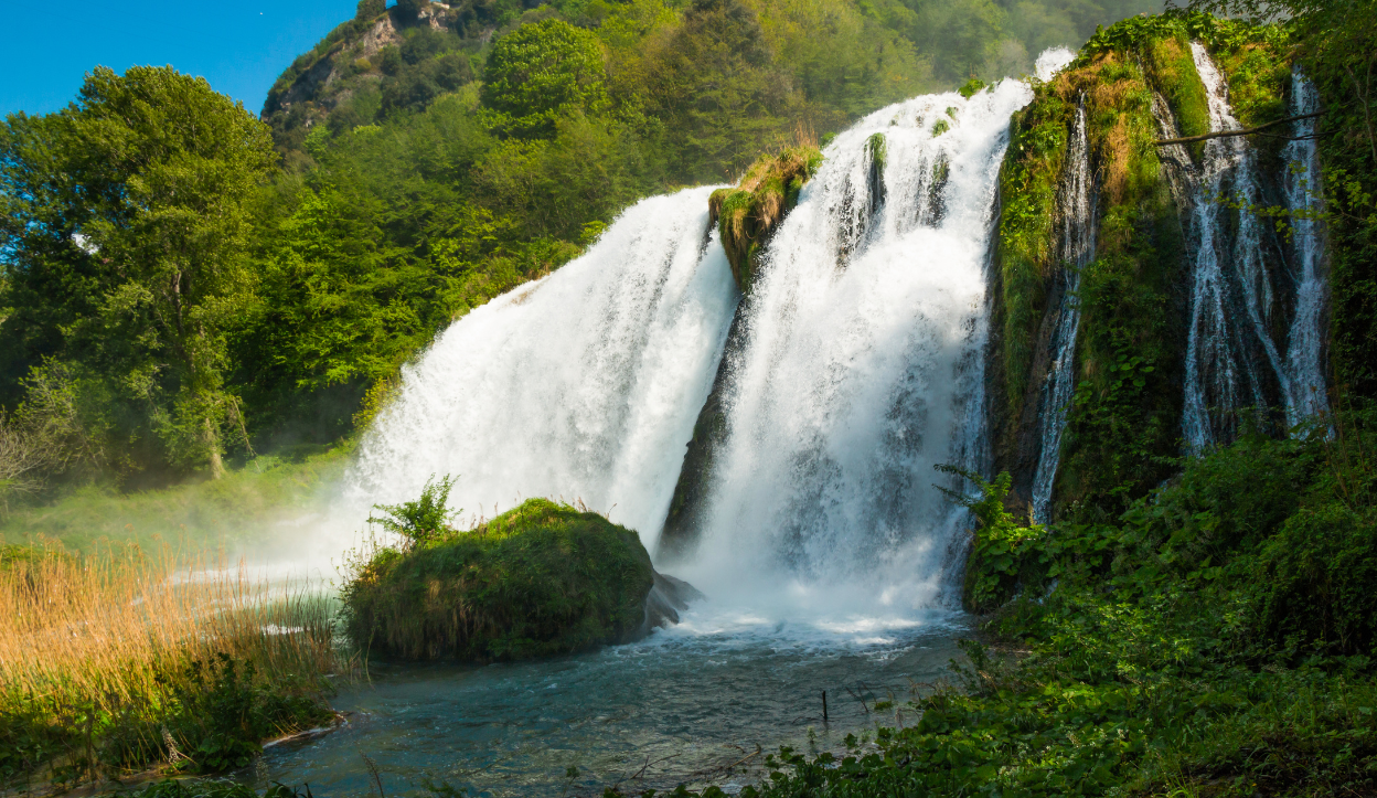 Marmore Falls in Umbria, Italy