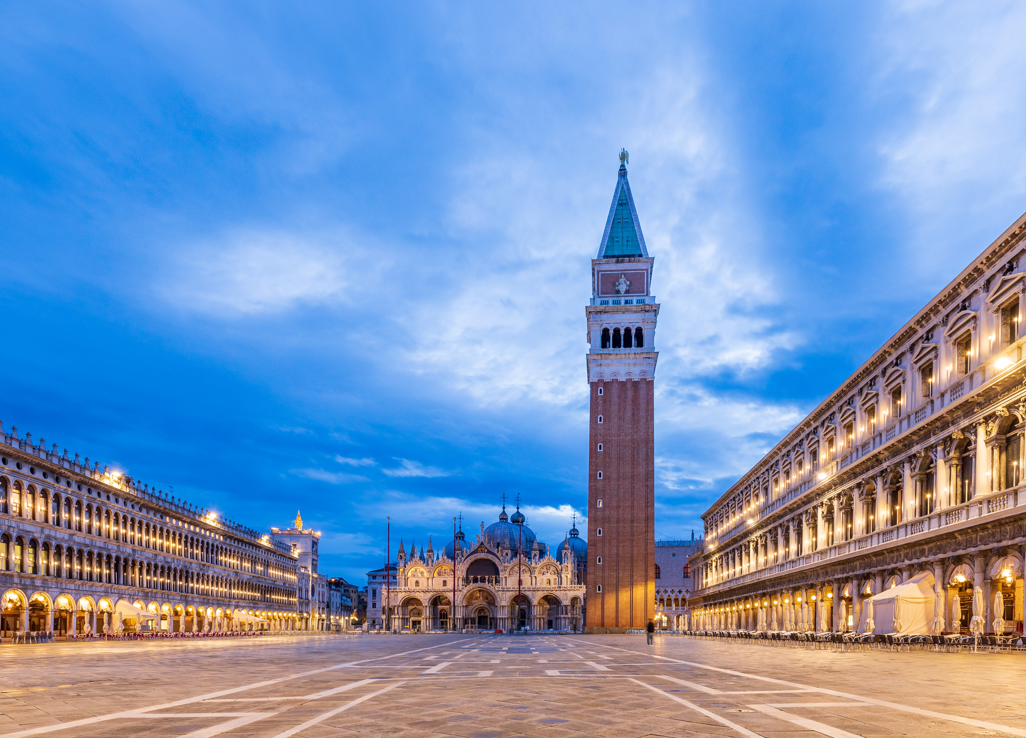 St. Mark’s Square (Piazza San Marco) in Venice, Italy.