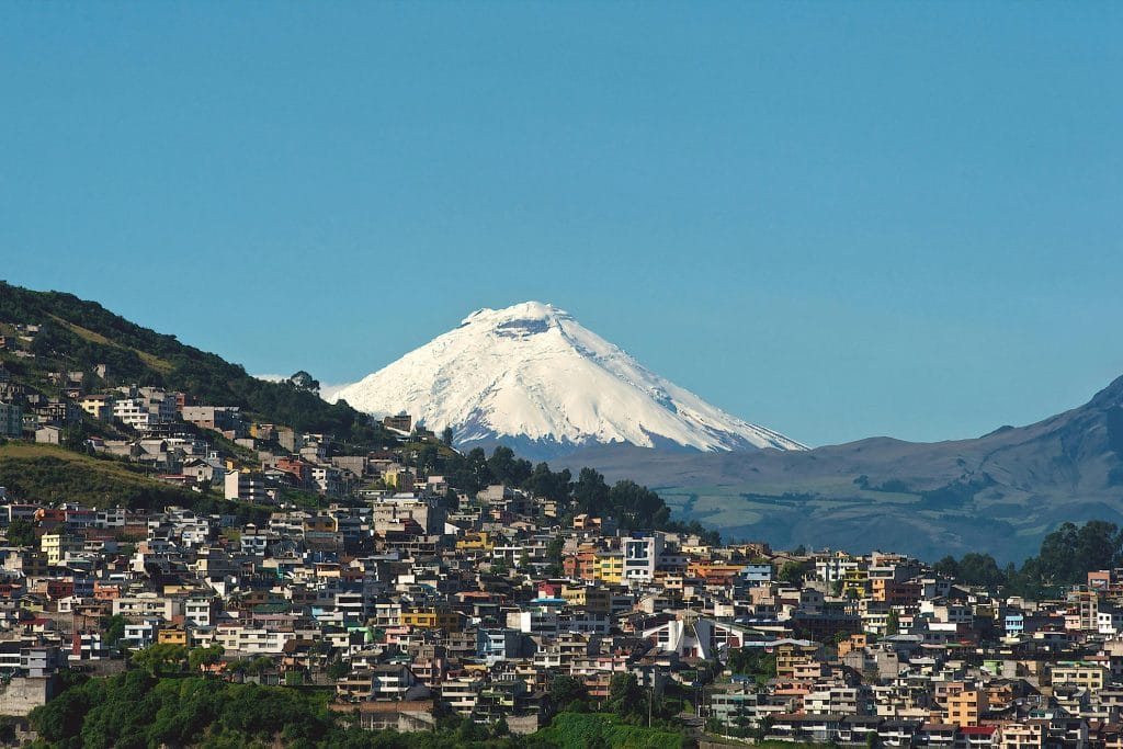 Volcano in Quito.