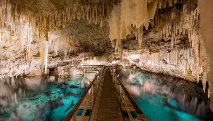 The Crystal & Fantasy Caves In Bermuda