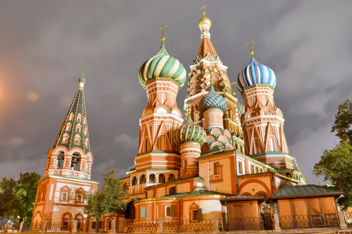 A beautiful building in Moscow. 