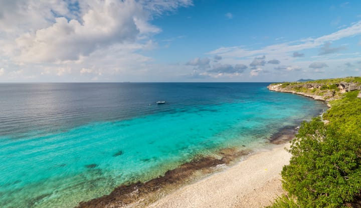 A beautiful beach on the Caribbean Island of Bonaire 
