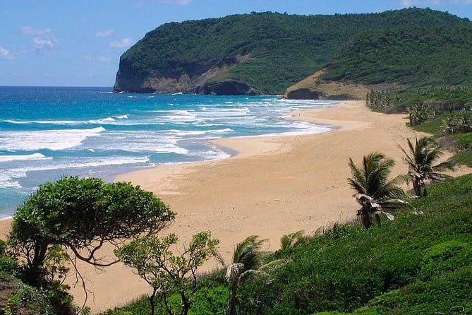 Grand Anse beach in St. Lucia.